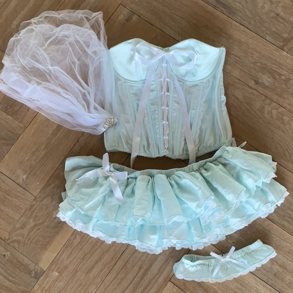 Sexy Little Things- Victoria Secret -Something Blue Wedding Lingerie